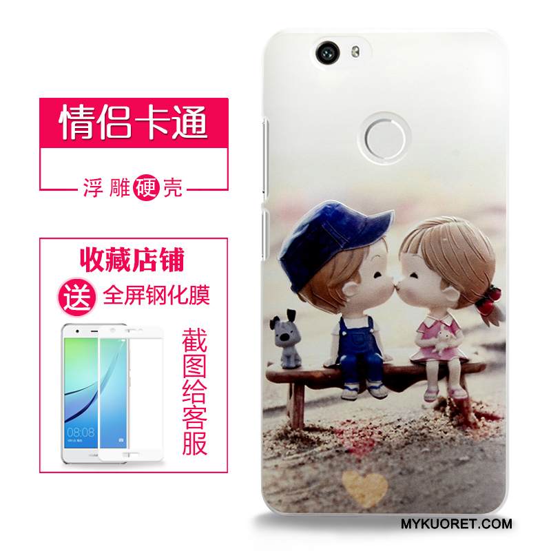 Kuori Huawei Nova Kohokuviointi Vaalean Kova, Kotelo Huawei Nova Suojaus Violetti Jauhe