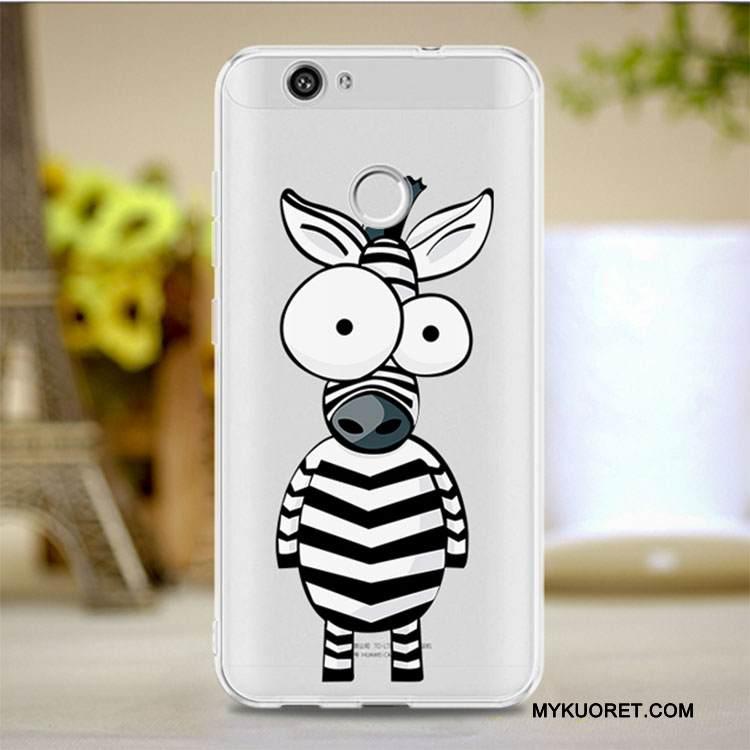 Kuori Huawei Nova Laukut Murtumaton Läpinäkyvä, Kotelo Huawei Nova Silikoni Puhelimen Kuoret Punainen