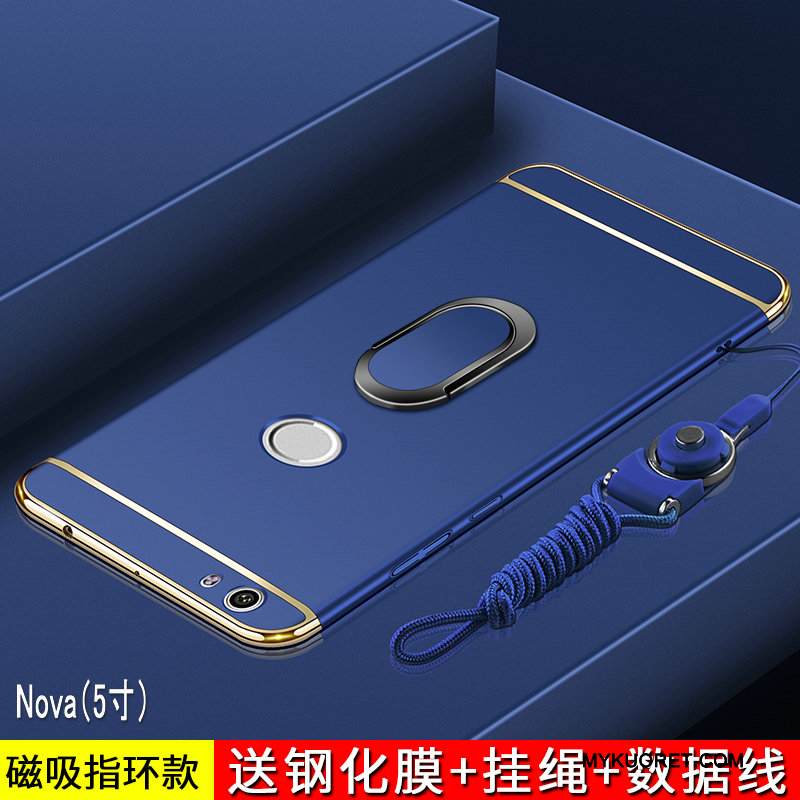 Kuori Huawei Nova Laukut Puhelimen Kuoret Pesty Suede, Kotelo Huawei Nova Suojaus Murtumaton Kulta