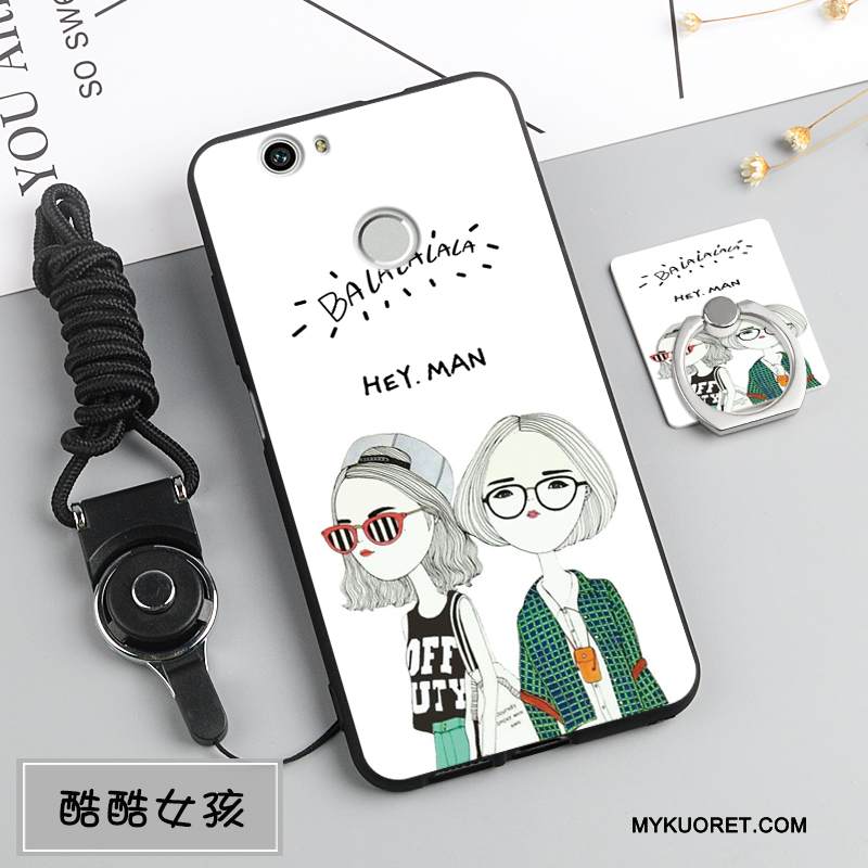 Kuori Huawei Nova Laukut Valkoinen Murtumaton, Kotelo Huawei Nova Pehmeä Neste Trendi Ripustettavat Koristeet