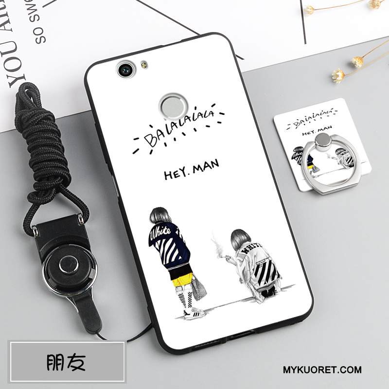 Kuori Huawei Nova Laukut Valkoinen Murtumaton, Kotelo Huawei Nova Pehmeä Neste Trendi Ripustettavat Koristeet