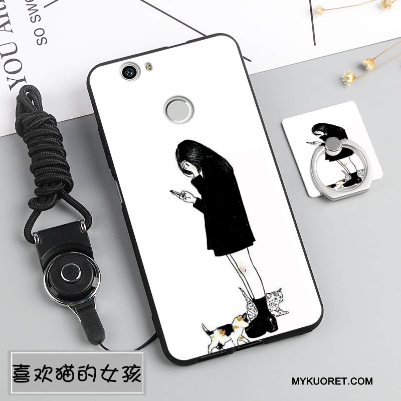 Kuori Huawei Nova Laukut Valkoinen Murtumaton, Kotelo Huawei Nova Pehmeä Neste Trendi Ripustettavat Koristeet