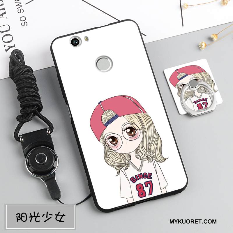 Kuori Huawei Nova Laukut Valkoinen Murtumaton, Kotelo Huawei Nova Pehmeä Neste Trendi Ripustettavat Koristeet