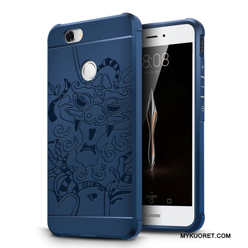Kuori Huawei Nova Luova Harmaa Puhelimen Kuoret, Kotelo Huawei Nova Laukut Murtumaton Persoonallisuus