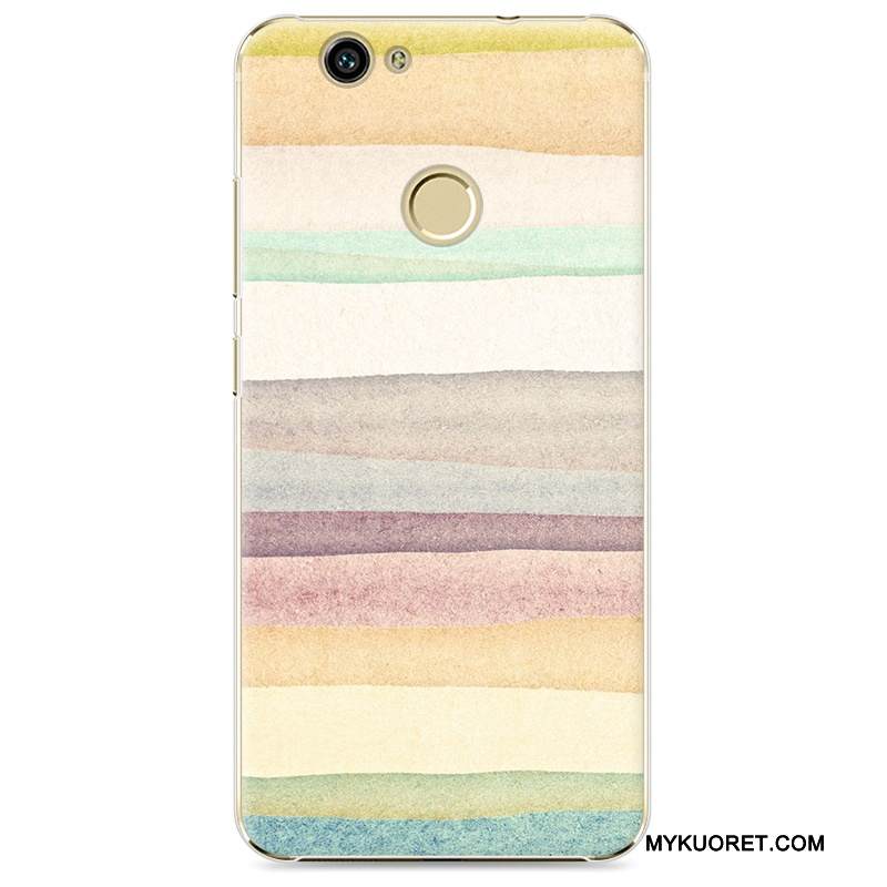 Kuori Huawei Nova Monivärinen Murtumaton Läpinäkyvä, Kotelo Huawei Nova Suojaus Trendi Kova