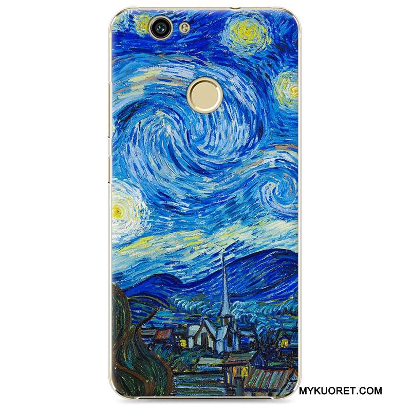 Kuori Huawei Nova Monivärinen Murtumaton Läpinäkyvä, Kotelo Huawei Nova Suojaus Trendi Kova