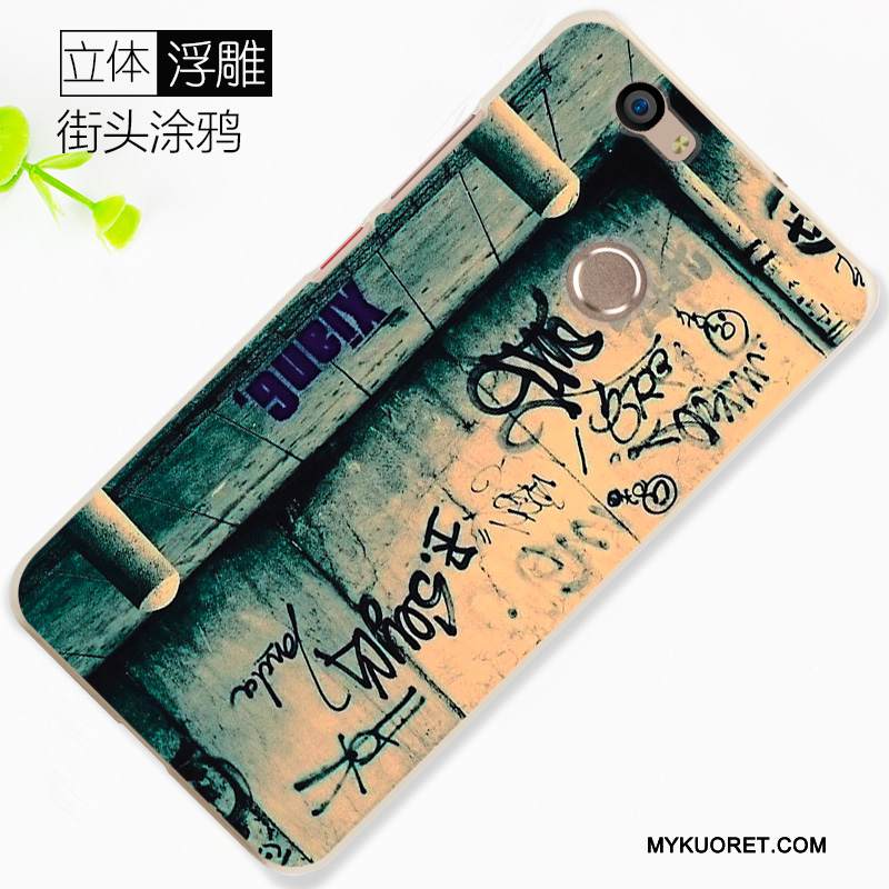 Kuori Huawei Nova Monivärinen Persoonallisuus Puhelimen Kuoret, Kotelo Huawei Nova Luova Pesty Suede Murtumaton