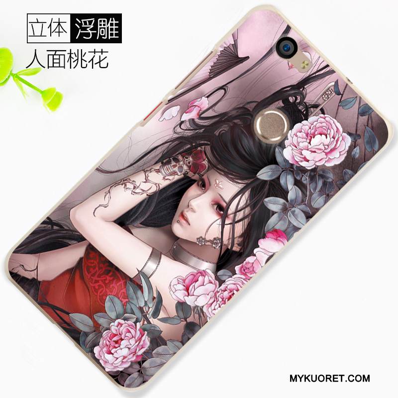 Kuori Huawei Nova Monivärinen Persoonallisuus Puhelimen Kuoret, Kotelo Huawei Nova Luova Pesty Suede Murtumaton