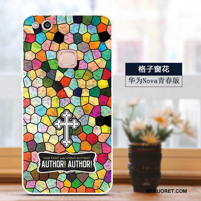 Kuori Huawei Nova Monivärinen Puhelimen Kuoret Murtumaton, Kotelo Huawei Nova Silikoni Hoikka Nuoret