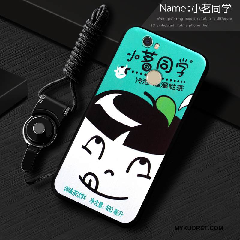 Kuori Huawei Nova Pehmeä Neste Murtumaton Persoonallisuus, Kotelo Huawei Nova Luova Puhelimen Kuoret Punainen