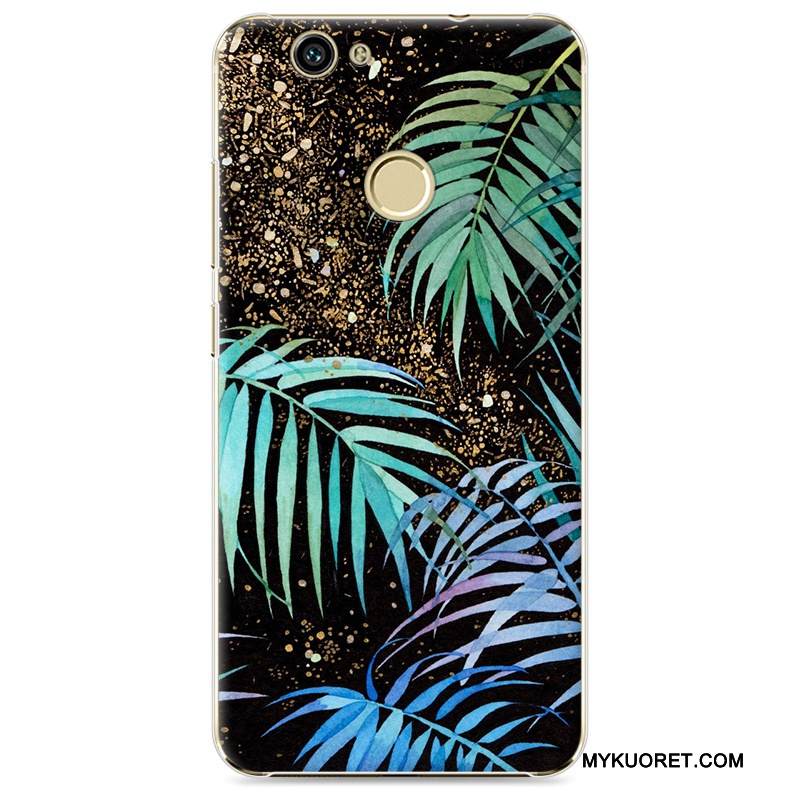 Kuori Huawei Nova Sarjakuva Puhelimen Kuoret Kova, Kotelo Huawei Nova Maalaus Sininen Läpinäkyvä