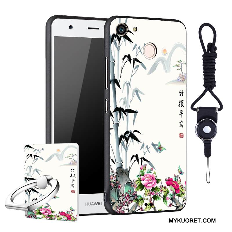 Kuori Huawei Nova Sarjakuva Puhelimen Kuoret Trendi, Kotelo Huawei Nova Silikoni Pesty Suede Punainen