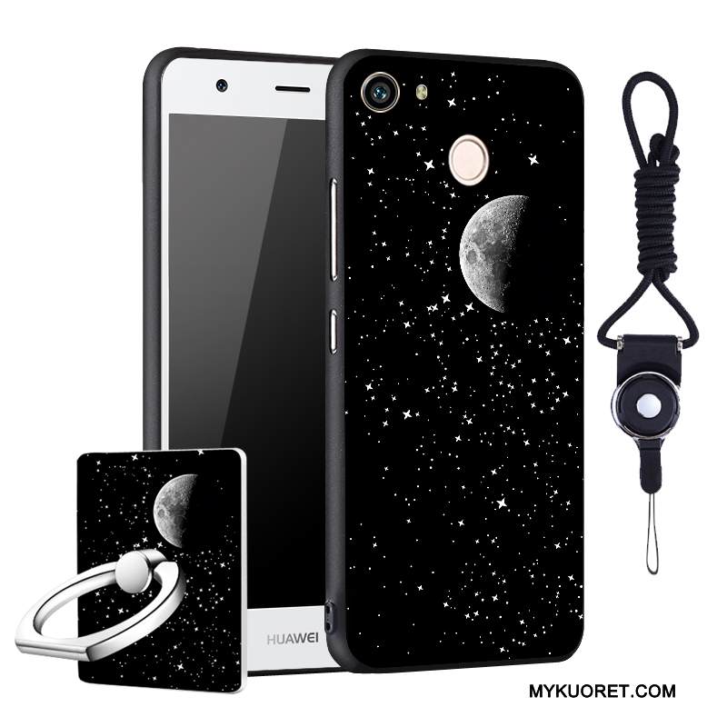 Kuori Huawei Nova Sarjakuva Puhelimen Kuoret Trendi, Kotelo Huawei Nova Silikoni Pesty Suede Punainen