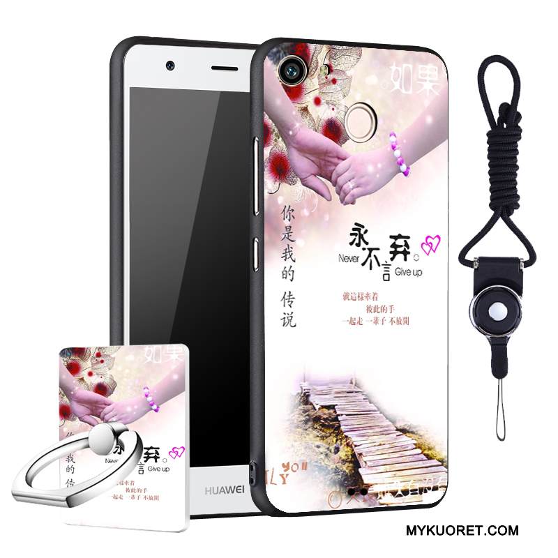 Kuori Huawei Nova Sarjakuva Puhelimen Kuoret Trendi, Kotelo Huawei Nova Silikoni Pesty Suede Punainen