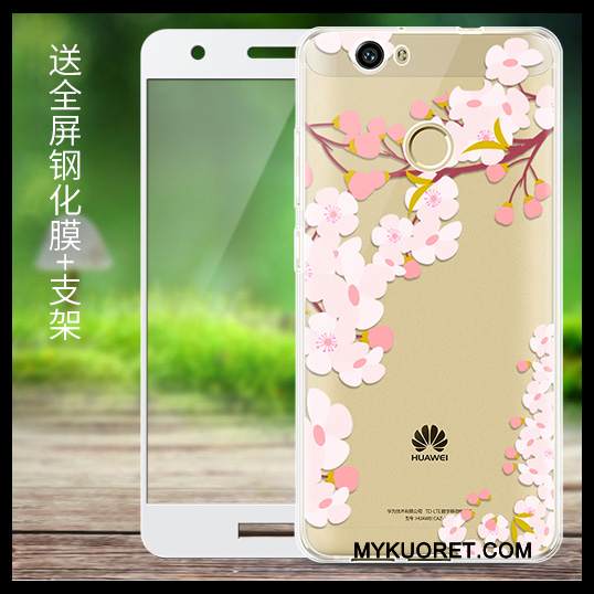 Kuori Huawei Nova Silikoni Keltainen Läpinäkyvä, Kotelo Huawei Nova Pehmeä Neste Murtumaton Puhelimen Kuoret