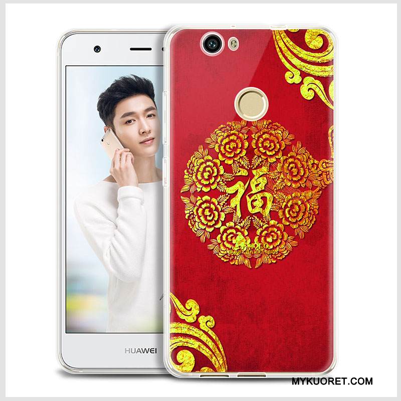 Kuori Huawei Nova Silikoni Keltainen Läpinäkyvä, Kotelo Huawei Nova Pehmeä Neste Murtumaton Puhelimen Kuoret