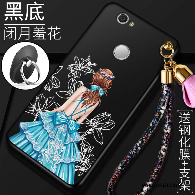 Kuori Huawei Nova Silikoni Murtumaton Pesty Suede, Kotelo Huawei Nova Suojaus Nuoret Puhelimen Kuoret