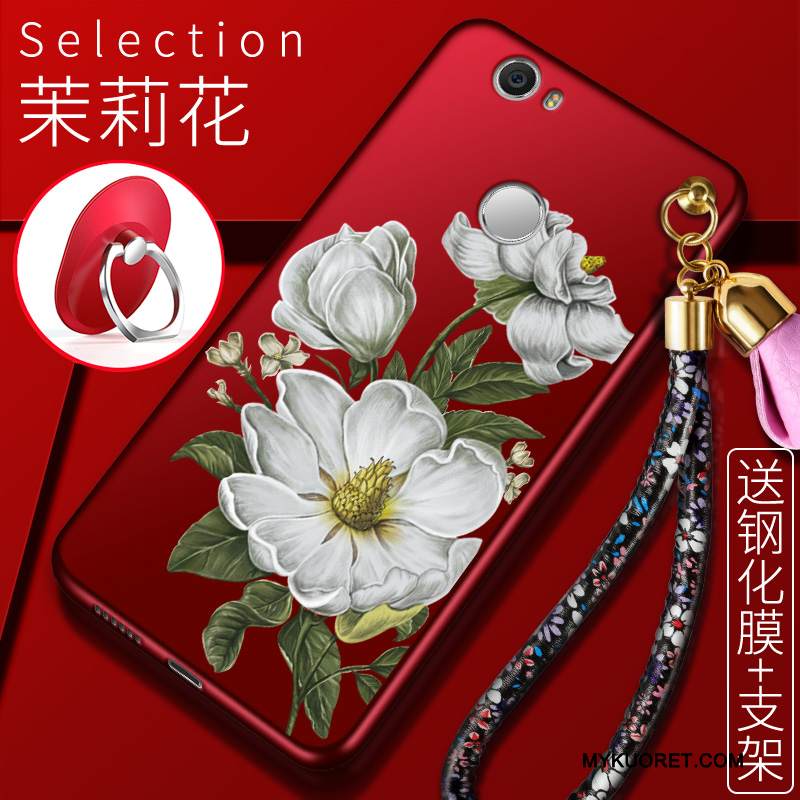 Kuori Huawei Nova Silikoni Nuoret Trendi, Kotelo Huawei Nova Suojaus Punainen Puhelimen Kuoret