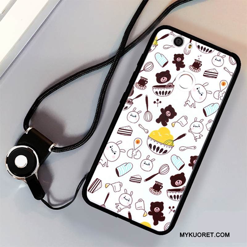 Kuori Huawei Nova Silikoni Persoonallisuus Ripustettavat Koristeet, Kotelo Huawei Nova Pehmeä Neste Murtumaton Rengas