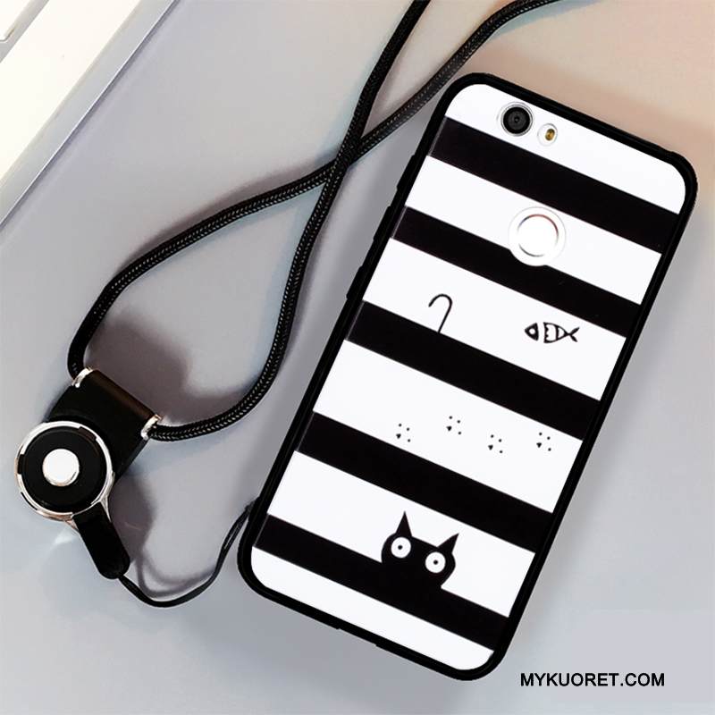 Kuori Huawei Nova Silikoni Persoonallisuus Ripustettavat Koristeet, Kotelo Huawei Nova Pehmeä Neste Murtumaton Rengas