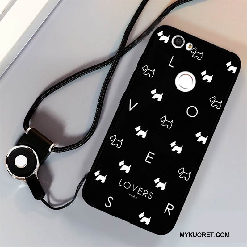 Kuori Huawei Nova Silikoni Persoonallisuus Ripustettavat Koristeet, Kotelo Huawei Nova Pehmeä Neste Murtumaton Rengas