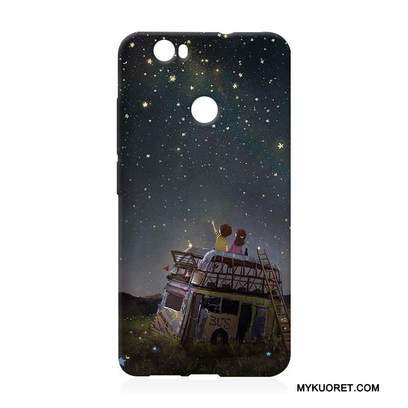 Kuori Huawei Nova Silikoni Puhelimen Kuoret Murtumaton, Kotelo Huawei Nova Suojaus Uusi Kova