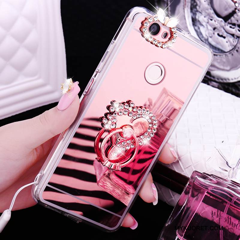 Kuori Huawei Nova Silikoni Puhelimen Kuoret Rengas, Kotelo Huawei Nova Suojaus Ripustettavat Koristeet Peili