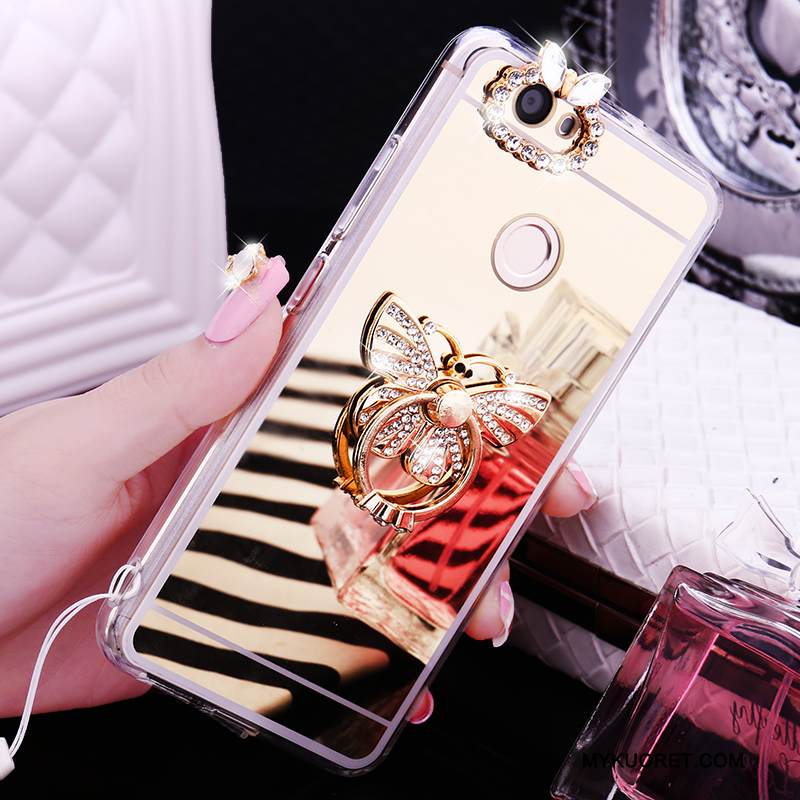 Kuori Huawei Nova Silikoni Puhelimen Kuoret Rengas, Kotelo Huawei Nova Suojaus Ripustettavat Koristeet Peili