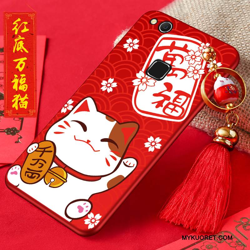 Kuori Huawei Nova Silikoni Punainen Nuoret, Kotelo Huawei Nova Puhelimen Kuoret Rikkaus