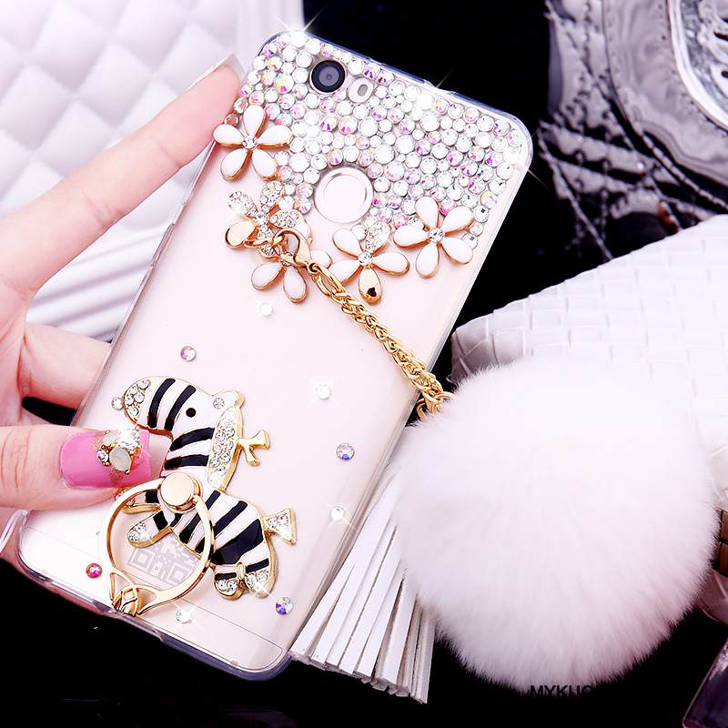 Kuori Huawei Nova Strassi Puhelimen Kuoret Rengas, Kotelo Huawei Nova Silikoni Läpinäkyvä Kulta