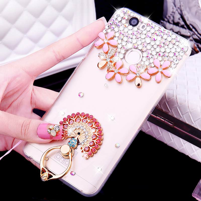 Kuori Huawei Nova Strassi Puhelimen Kuoret Rengas, Kotelo Huawei Nova Silikoni Läpinäkyvä Kulta