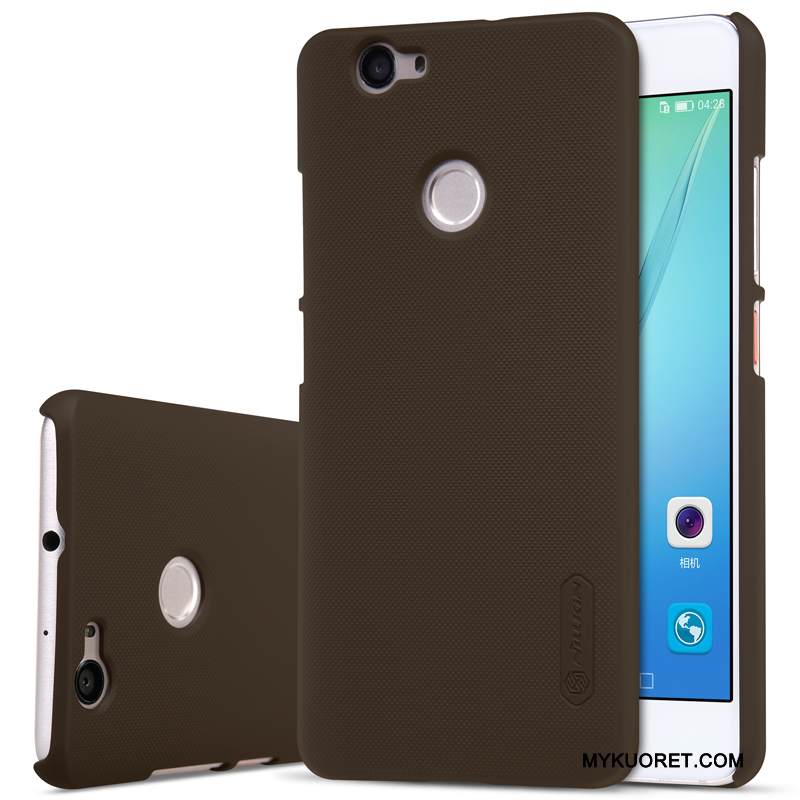 Kuori Huawei Nova Suojaus Valkoinen Pesty Suede, Kotelo Huawei Nova Kova Puhelimen Kuoret