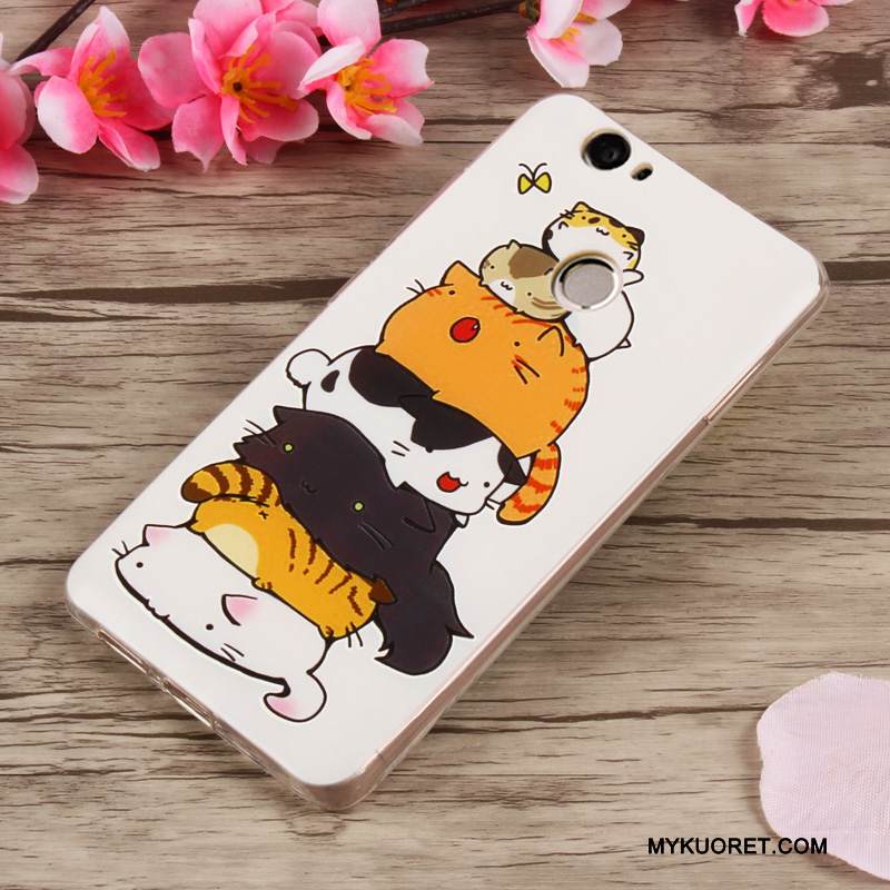 Kuori Huawei Nova Suojaus Violetti Puhelimen Kuoret, Kotelo Huawei Nova Kohokuviointi Trendi