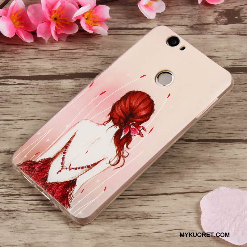 Kuori Huawei Nova Suojaus Violetti Puhelimen Kuoret, Kotelo Huawei Nova Kohokuviointi Trendi