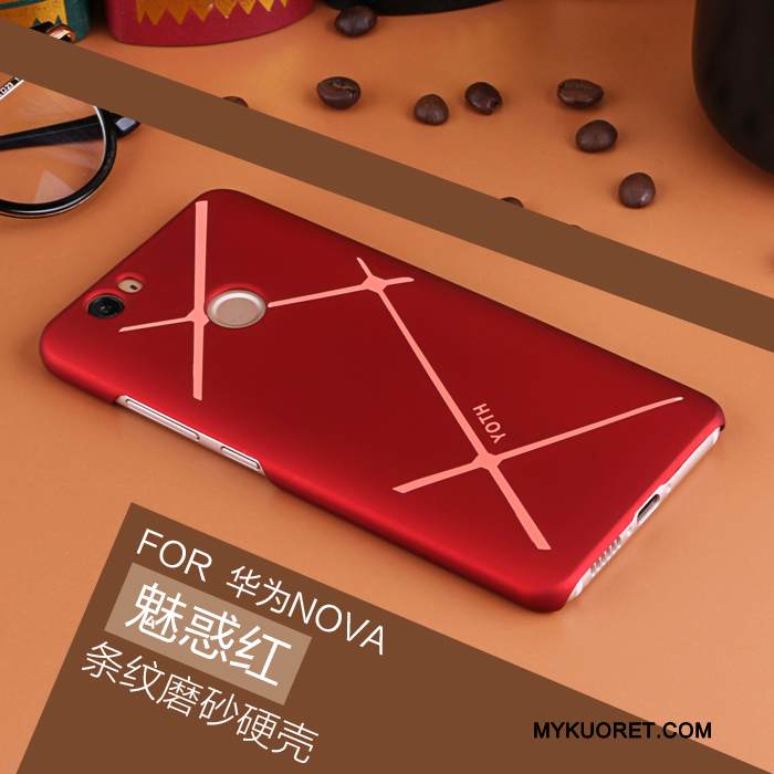 Kuori Huawei Nova Tuki Pesty Suede Kova, Kotelo Huawei Nova Suojaus Ultra Yksinkertainen