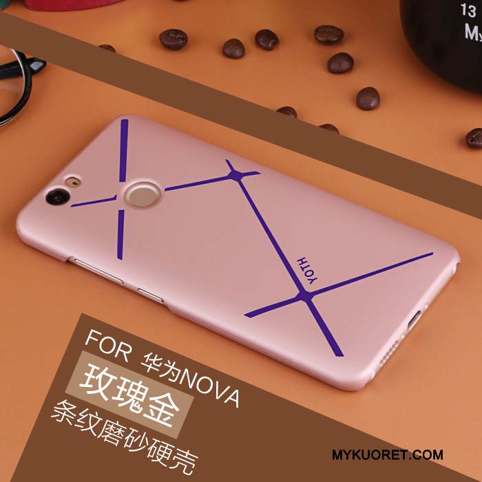 Kuori Huawei Nova Tuki Pesty Suede Kova, Kotelo Huawei Nova Suojaus Ultra Yksinkertainen