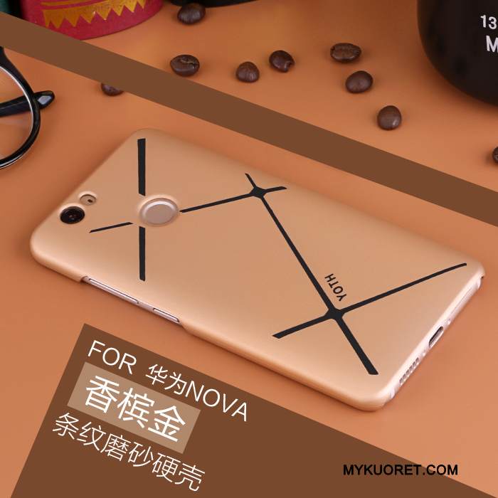 Kuori Huawei Nova Tuki Pesty Suede Kova, Kotelo Huawei Nova Suojaus Ultra Yksinkertainen
