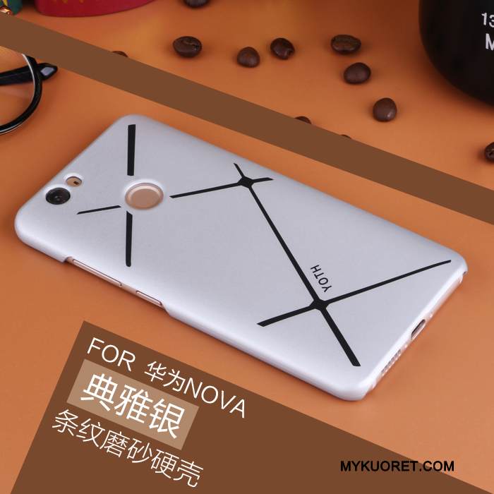 Kuori Huawei Nova Tuki Pesty Suede Kova, Kotelo Huawei Nova Suojaus Ultra Yksinkertainen