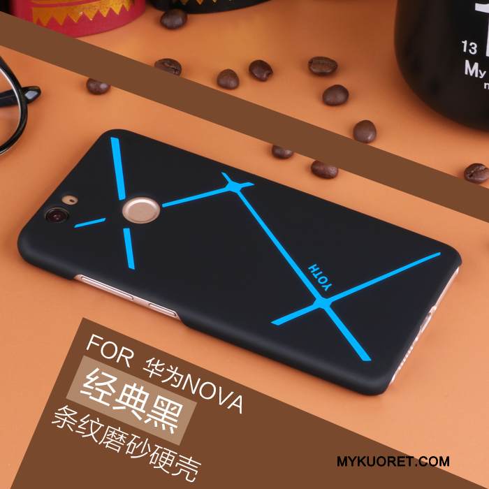 Kuori Huawei Nova Tuki Pesty Suede Kova, Kotelo Huawei Nova Suojaus Ultra Yksinkertainen