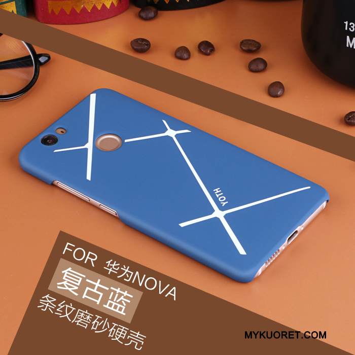 Kuori Huawei Nova Tuki Pesty Suede Kova, Kotelo Huawei Nova Suojaus Ultra Yksinkertainen