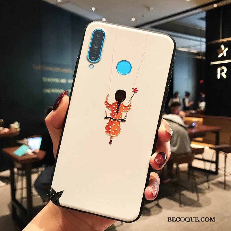 Kuori Huawei P Smart+ 2019 Kohokuviointi Pieni Puhelimen Kuoret, Kotelo Huawei P Smart+ 2019 Silikoni Pesty Suede Kustannukset