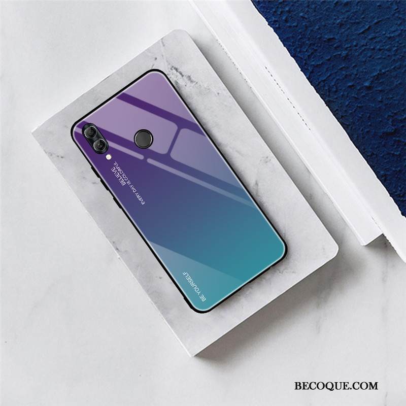 Kuori Huawei P Smart 2019 Laukut Lasi Kaltevuus, Kotelo Huawei P Smart 2019 Luova Puhelimen Kuoret Takakansi