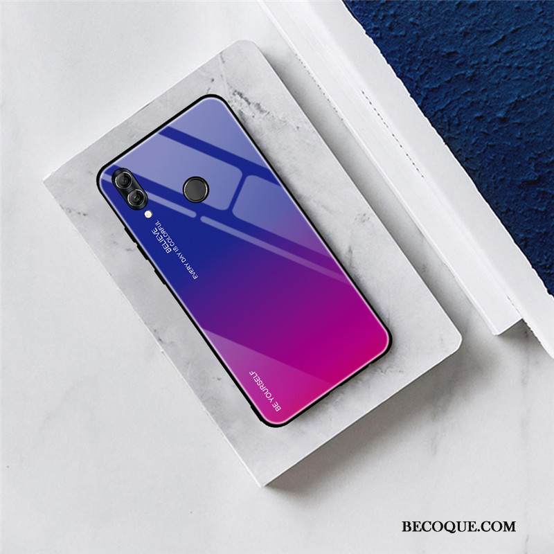 Kuori Huawei P Smart 2019 Laukut Lasi Kaltevuus, Kotelo Huawei P Smart 2019 Luova Puhelimen Kuoret Takakansi