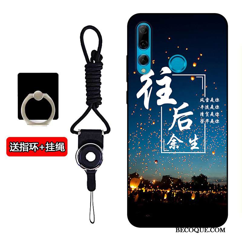 Kuori Huawei P Smart+ 2019 Laukut Puhelimen Kuoret Pesty Suede, Kotelo Huawei P Smart+ 2019 Suojaus Net Red Murtumaton