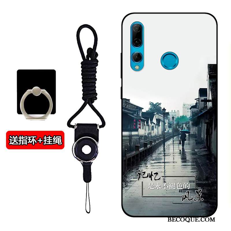 Kuori Huawei P Smart+ 2019 Laukut Puhelimen Kuoret Pesty Suede, Kotelo Huawei P Smart+ 2019 Suojaus Net Red Murtumaton