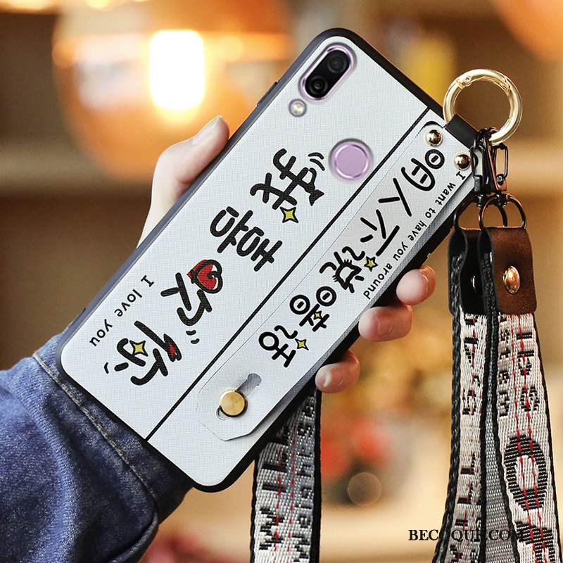 Kuori Huawei P Smart 2019 Laukut Puhelimen Kuoret Ripustettavat Koristeet, Kotelo Huawei P Smart 2019 Silikoni Tide-brändi Persoonallisuus