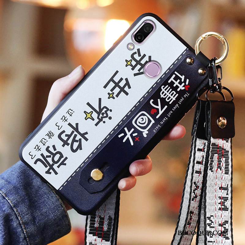 Kuori Huawei P Smart 2019 Laukut Puhelimen Kuoret Ripustettavat Koristeet, Kotelo Huawei P Smart 2019 Silikoni Tide-brändi Persoonallisuus