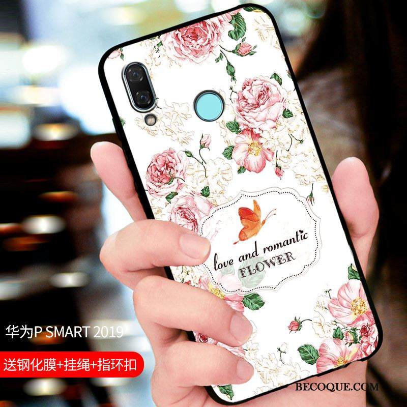 Kuori Huawei P Smart 2019 Laukut Sininen Pesty Suede, Kotelo Huawei P Smart 2019 Suojaus Puhelimen Kuoret Muokata