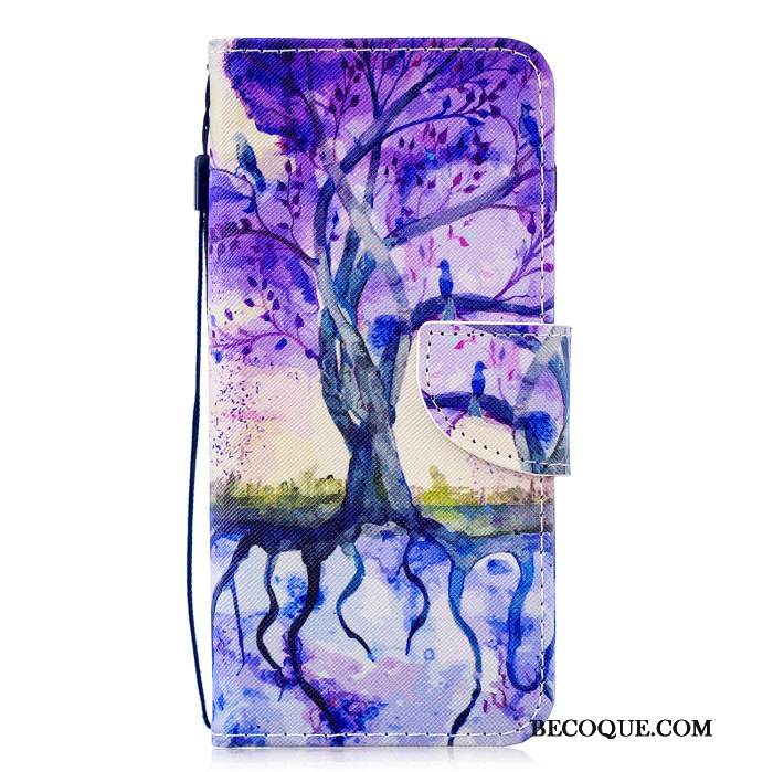 Kuori Huawei P Smart 2019 Maalaus Violetti Nuoret, Kotelo Huawei P Smart 2019 Sarjakuva Puhelimen Kuoret