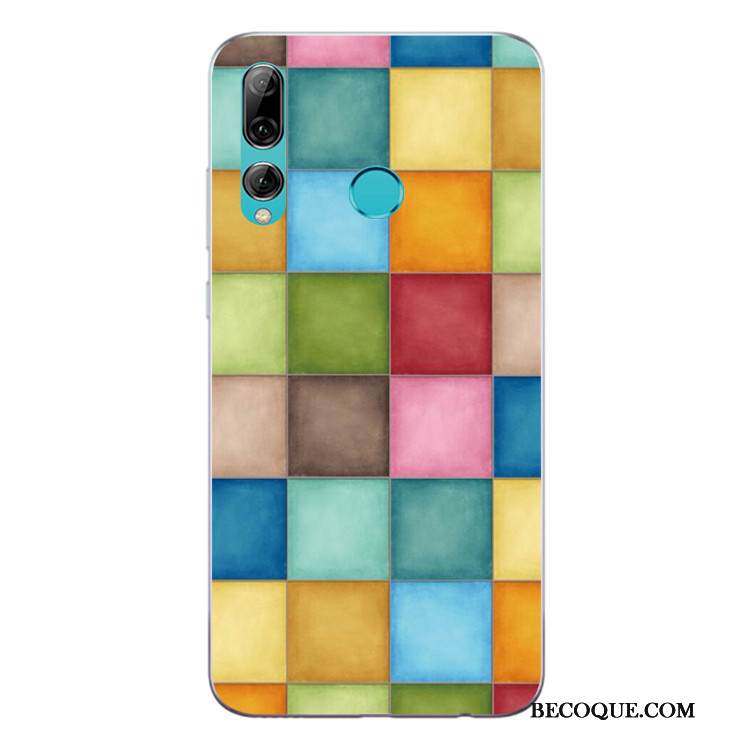 Kuori Huawei P Smart+ 2019 Monivärinen Puhelimen Kuoret Abstrakti, Kotelo Huawei P Smart+ 2019 Laukut Murtumaton